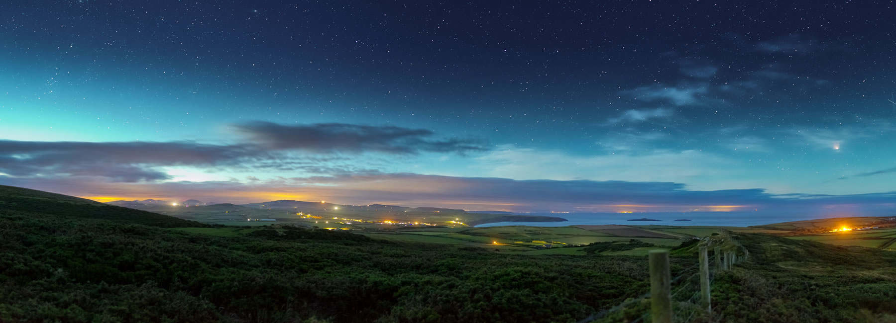Borthwen Beach Stormy Sea